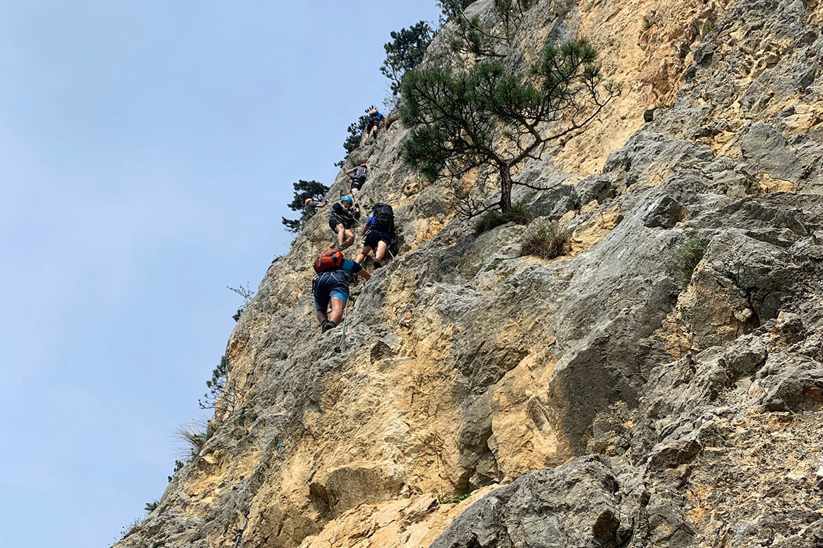 Ferrata Gebirgsvereinssteig - Hohe wand