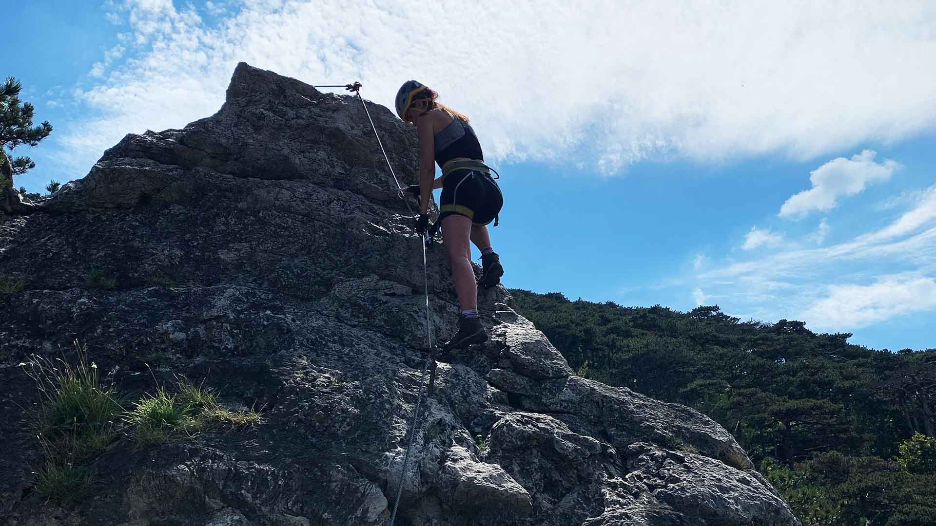 Mödlinger Klettersteig (Robert Karpfen Klettersteig)